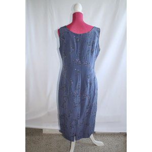 Rena Rowan Sleeveless Dress Blue for Women Size 10